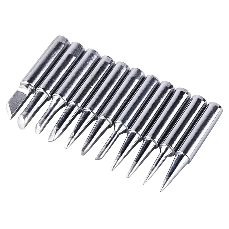 11 Pieces Soldering Iron Tips Kit 900M-T for Hakko Station Tool 900M 936 937 907 | Инструменты