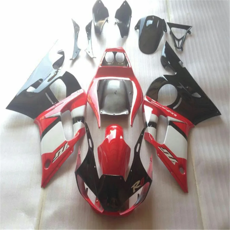 Fei-custom дорожные Обтекатели для YAMAHA 1998 1999 2000 2002 YZFR6 Белый Черный Красный YZF R6 98 99 00 01 02
