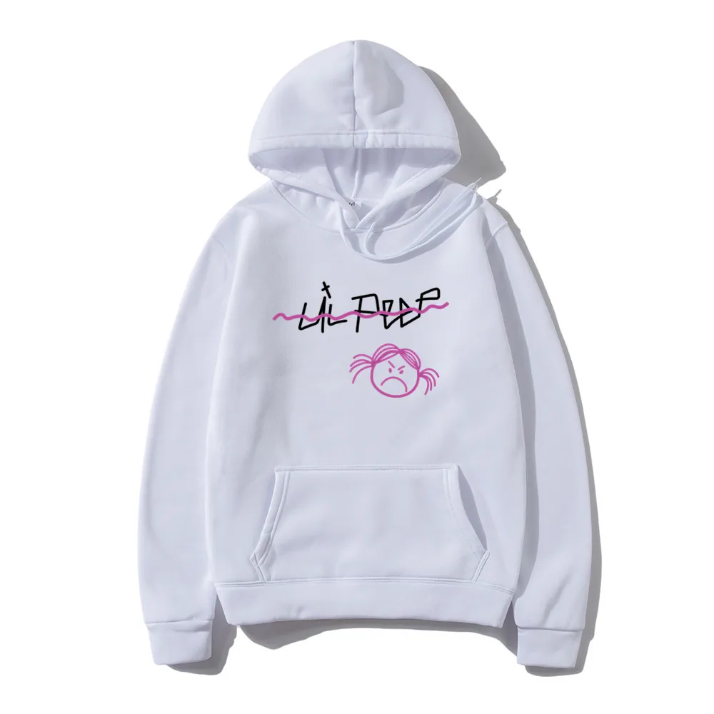 Толстовка Lil Peep Мужской пуловер с капюшоном Love Lil.peep мужская толстовка Cry Baby в