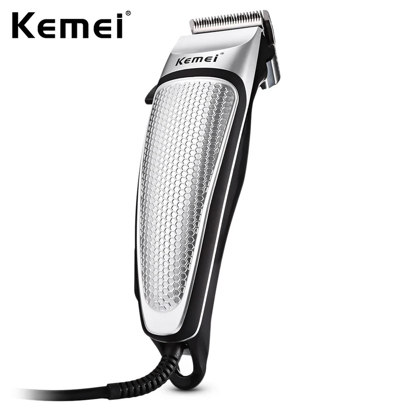Kemei машинка для стрижки волос профессиональная Мужская машинка для стрижки волос Электрический триммер низкий уровень шума Стрижка бороды машинка для мужчин s инструменты для личной гигиены 38D