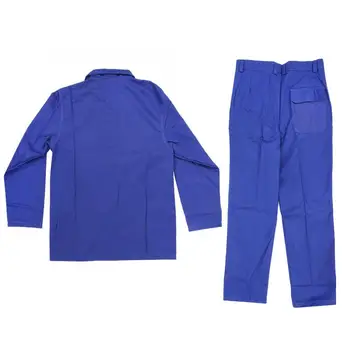 

Wear-Resisting Fireproof Welding Protective Clothing Suit Safety Welder Work Protection Blue Fireproof Clothing Retardant Cloth