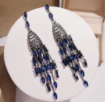 

Designer Fashion Copper Jewelry 3A Cubic Zirconia Party Earring