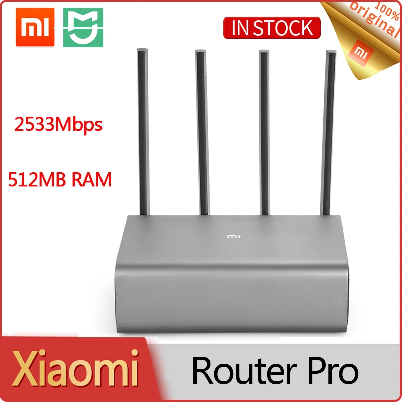 Беспроводной Wi-Fi ретранслятор Xiaomi Router Pro 2533 Мбит/с 512 Мб/с 2 4 ГГц 5 0 Двухдиапазонные