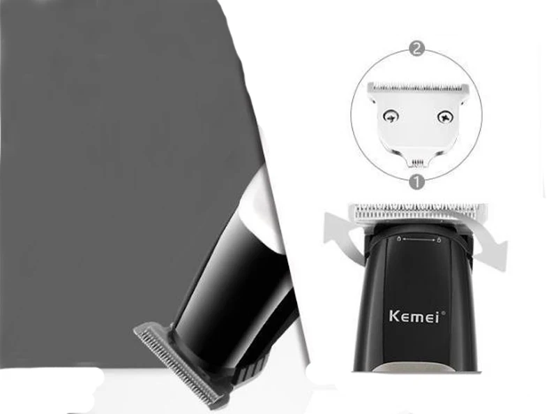 Kemei триммер для волос KM-3207 электрическая машинка для стрижки волос Машинка для стрижки волос гравировальная машинка для стрижки волос Двусторонняя стрижка резак перезаряжаемая Моющаяся