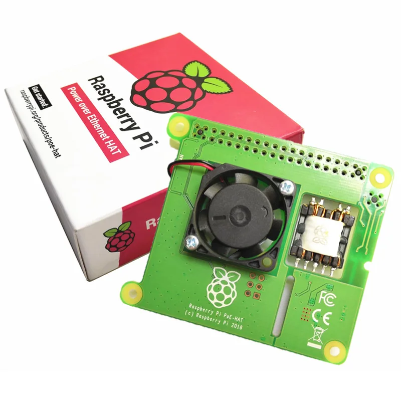 RASPBERRY PI POE HAT официальная плата питания через Ethernet для Raspberry Pi 3B+ P Raspberry Pi 3B - Цвет: POE