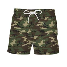 Aliexpress - Men’s Casual Board Shorts Summer Camouflage 3D Digital Printing Vacation Beach Drawstring Shorts Surfing Swim Trunks