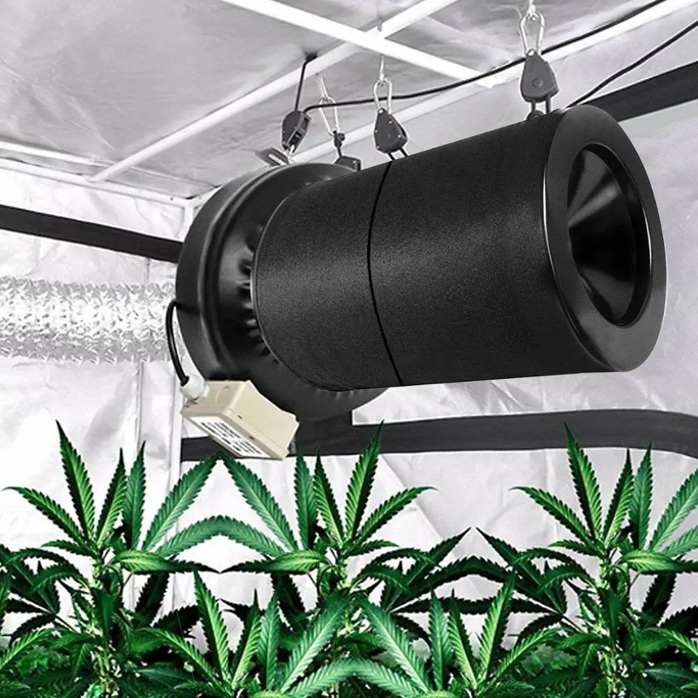 Hon & Guan 4 ''6'' Purificateur D'air avec Coton Filtre À Charbon actif  pour Serre Hydroponique Plante D'intérieur Jardinage Conduit D'échappement  - AliExpress