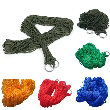 

Portable Outdoor Sport Hammock Outdoor Camping Hammock Mesh Net For Garden Beach Yard Travel Garden Swing Hanging Bed Swing