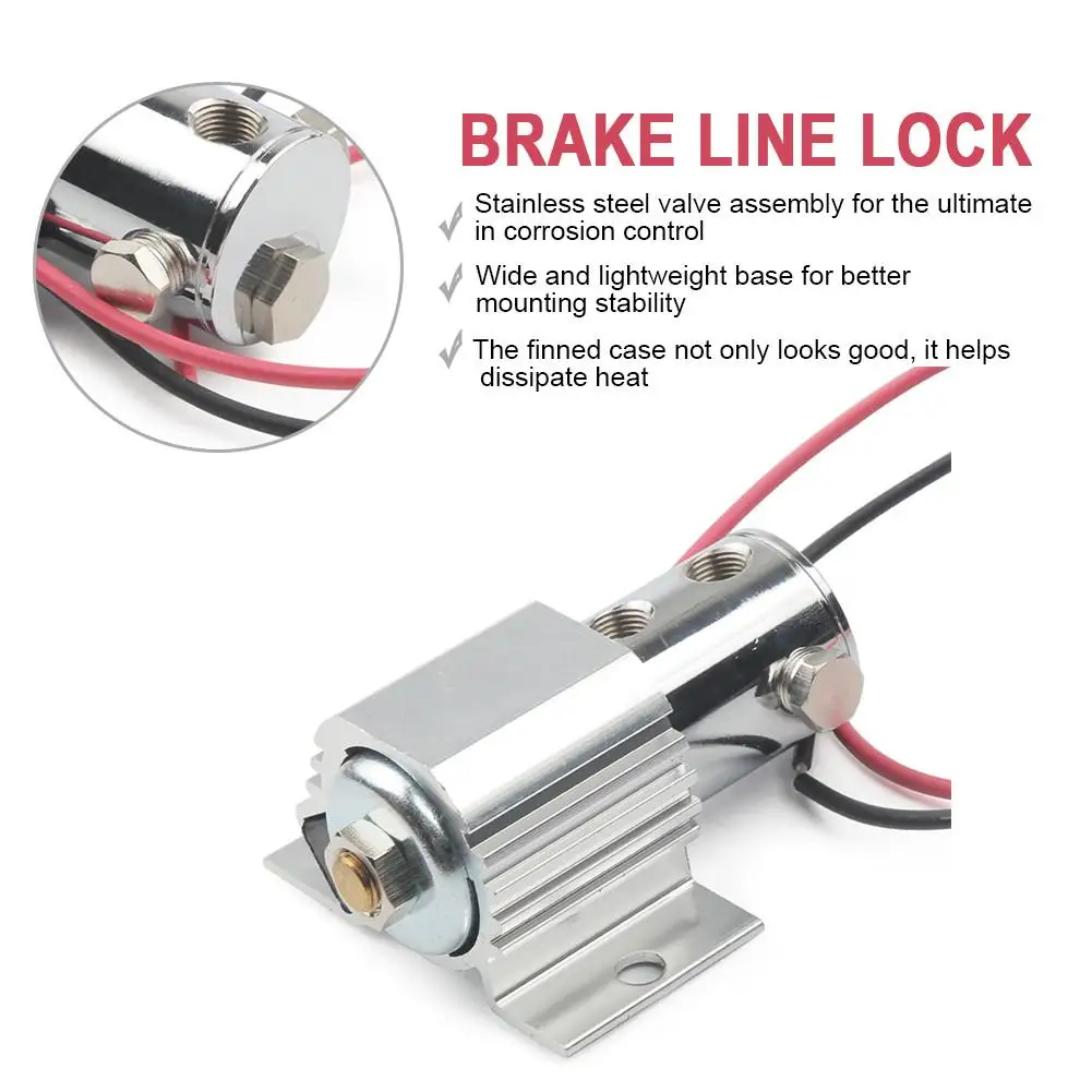

Universal Front Brake Line Lock Kit Heavy Duty Type Roll Control Hill Holder Kit Car Accessory