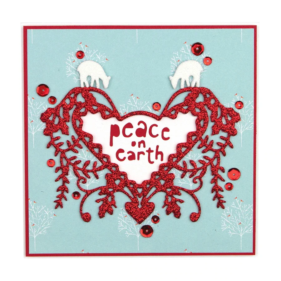 Peace On Earth металлическая пресс-форма трафареты для DIY Скрапбукинг тиснение фото украшение для альбома бумажные карты изготовление Новинка