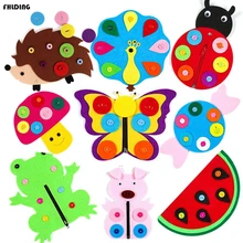 Новинка, 1 шт., ручная застежка-молния, кнопка для обучения, для детского сада, руководство, сделай сам, ткань, Игрушки для раннего образования, обучающие средства Монтессори, математические игрушки