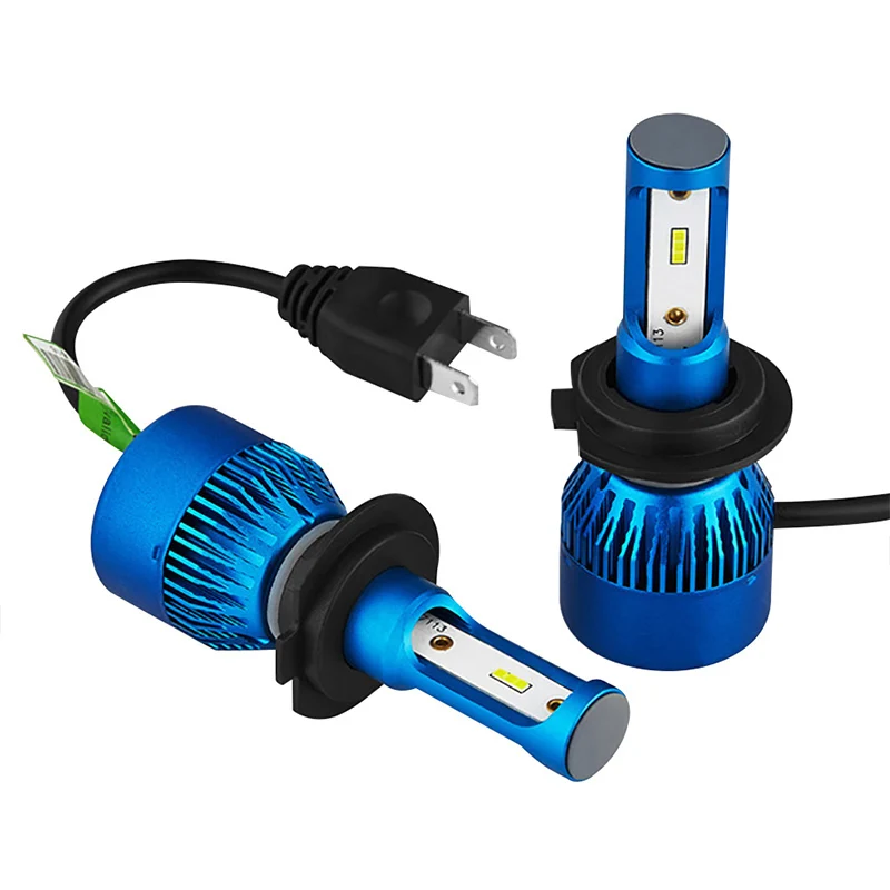 CARCTR 2 шт. H4 Led H9 H8 H11 H7 светодиодный автомобильный светильник авто светильник s 9005 9006 880 881 H27 автомобилей головной светильник лампы 6500K 8000LM 36 Вт светодиодные фары