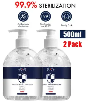

300ML Refreshing Hand Sanitizer Gel,Washless Hand Soap Gel, Instant Hand Gel San-itizer Gel Defense Hand Soap Cleaning Hydrating