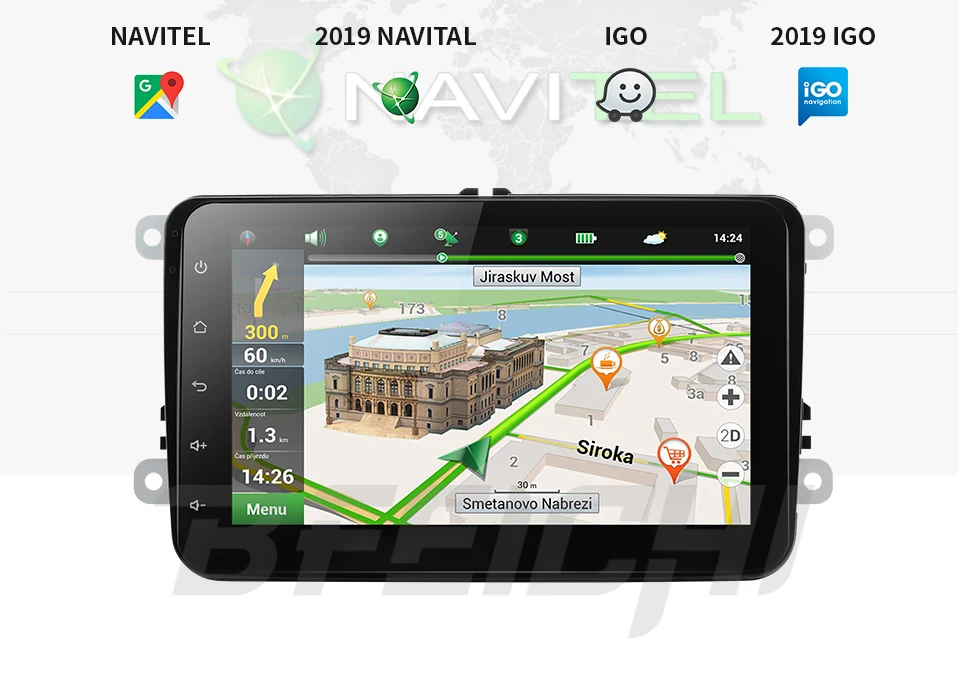 Clearance EU/RU Warehouse 2G android 9.0 car dvd player for VW polo golf passat tiguan skoda yeti superb rapid for skoda gps navi 7