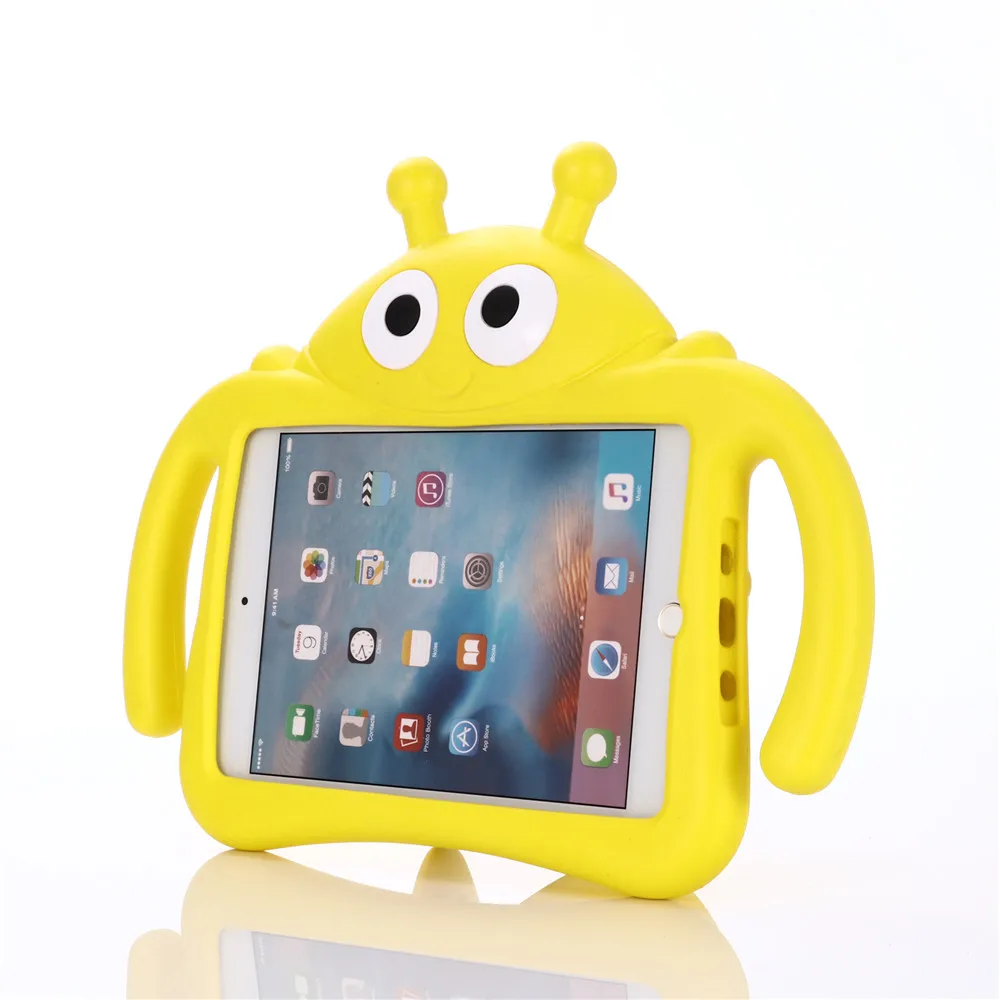 Детский мультфильм жук стиль противоударный EVA силиконовый чехол для iPad Mini 1/2/3/4/5, iPad mini 5 чехол для планшета