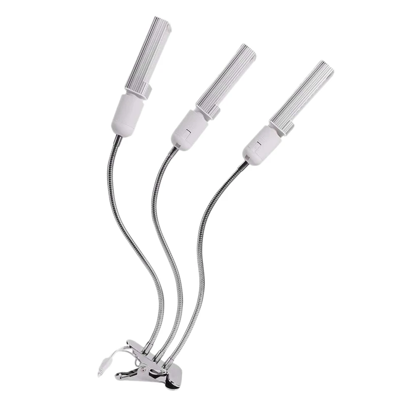 

LED Plant Growth Light Three Heads Timing Dimming 65W 132LED Full Spectrum Plant Light