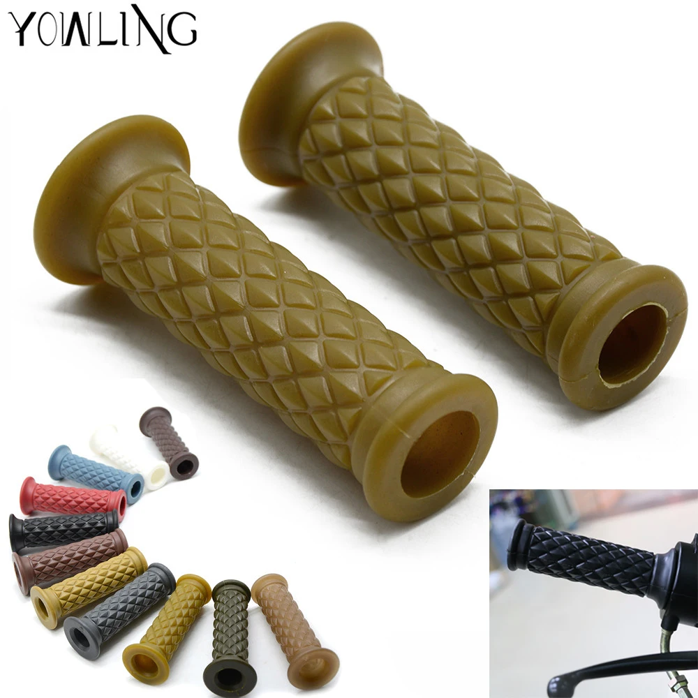 YOWLING Good Rubber alumium 7/8 inch 22mm Hand Grips Motorcycle Handlebar fit on motorbike,motocross,racing motor