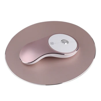 

Rechargeable Mouse 1600DPI 2.4G Wireless Mice Aluminum Alloy Ergonomic Gaming Mouse with Round Mice Pad for ASUS Lenovo Acer