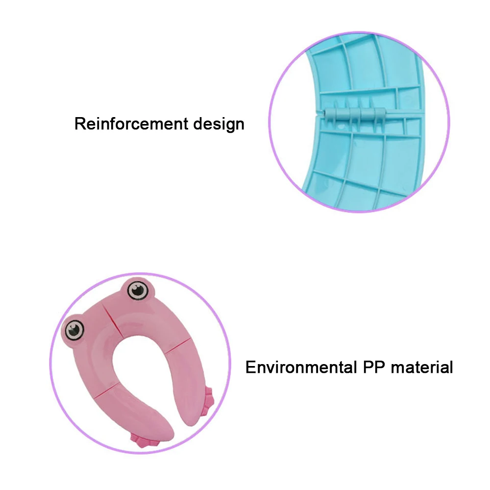 Милый лягушка, детский дорожный складывающийся горшок, сиденье для малышей, портативный складной детский туалетный коврик, детский писсуар, подушка, горшок, стул, коврик