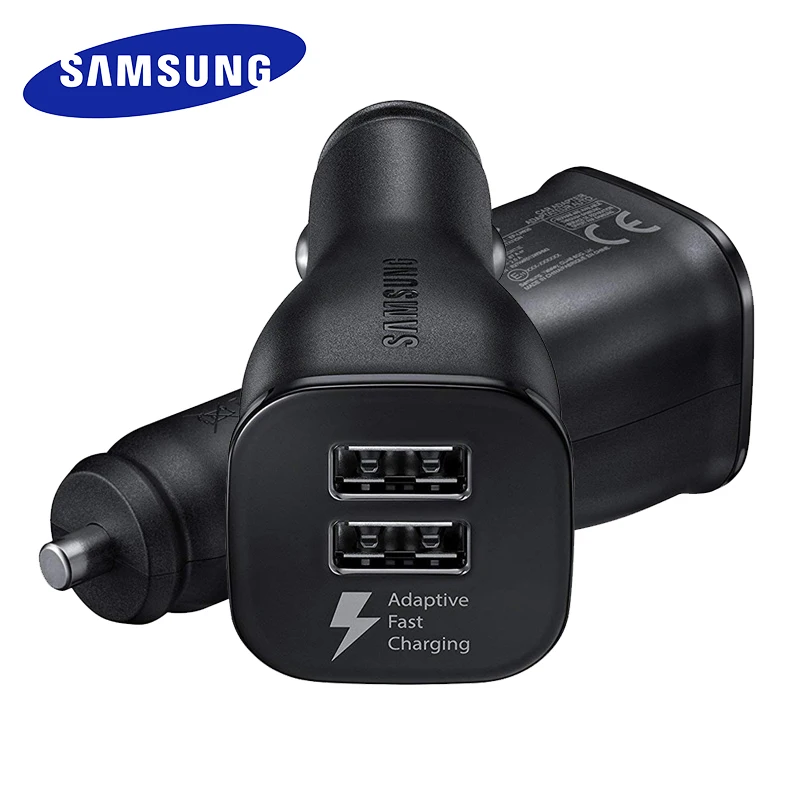 Автомобильное зарядное устройство Samsung с двумя USB-портами адаптер для быстрой