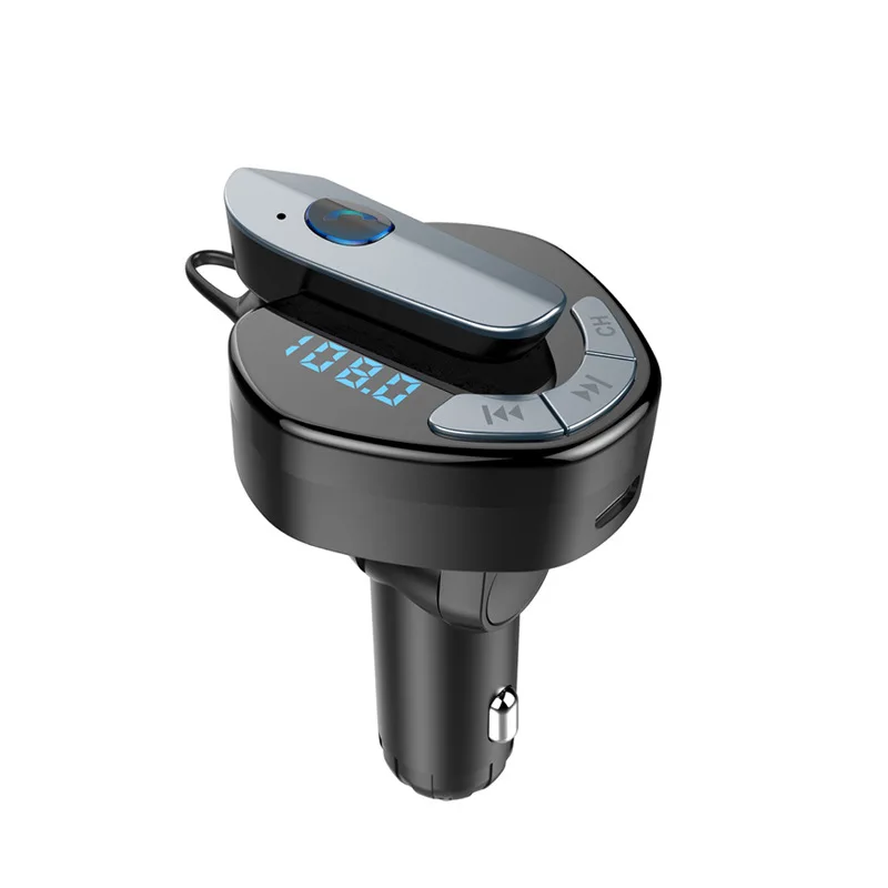Автомобильный mp3 плеер Bluetooth FM модулятор аудио плеер беспроводная гарнитура Handfree модулятор музыкальный плеер USB зарядное устройство