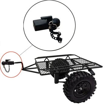 

Metal Hitch Trailer Hook for SCX10 90046 Traxxas TRX4 1/10 RC Crawler Car Remote Control Car Children's Toy Model for Baby Kid