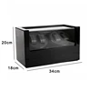 4 High End Wooden Automatic Watch Winder Box Watches Storage Jewelry Holder Display Watch Box Ultra Quiet Shaker Box Remontoir ► Photo 3/6