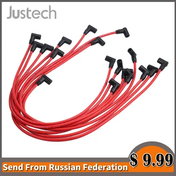 

Justech 9Pcs Spark Plug Wire Universal Set For Chevrolet Engine SBC BBC HEI 350 383 454 Electronic D030-PW-SBC350 RU Ready Stock