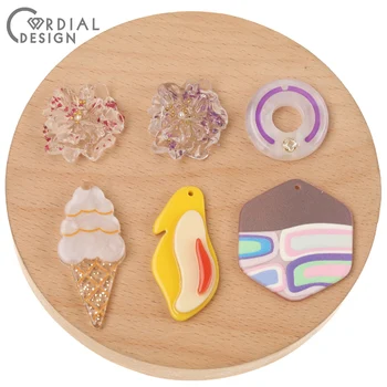 

Cordial Design 50Pcs Jewelry Findings & Components/DIY Pendant/Connectors/Earrings Making/Hand Made/Charms/Jewelry Accessories