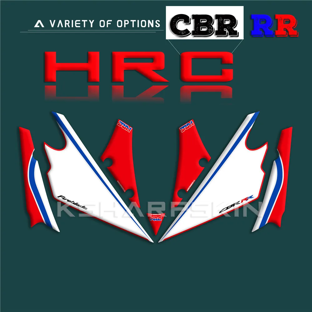 3D гелевые мотоциклетные передние технические защитные наклейки для Honda CBR1000RR 2017
