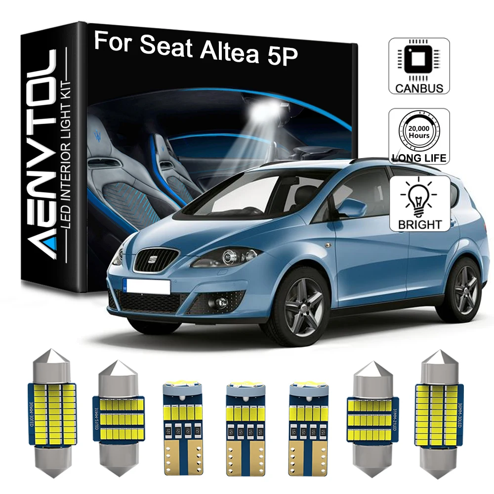 Фотовссветильник AENVTOL 11 шт. для сиденья Altea 5P 5P1 5P5 2004 2005 2006 2007 2008 2009 2010 2011 2012 2013 2014 2015