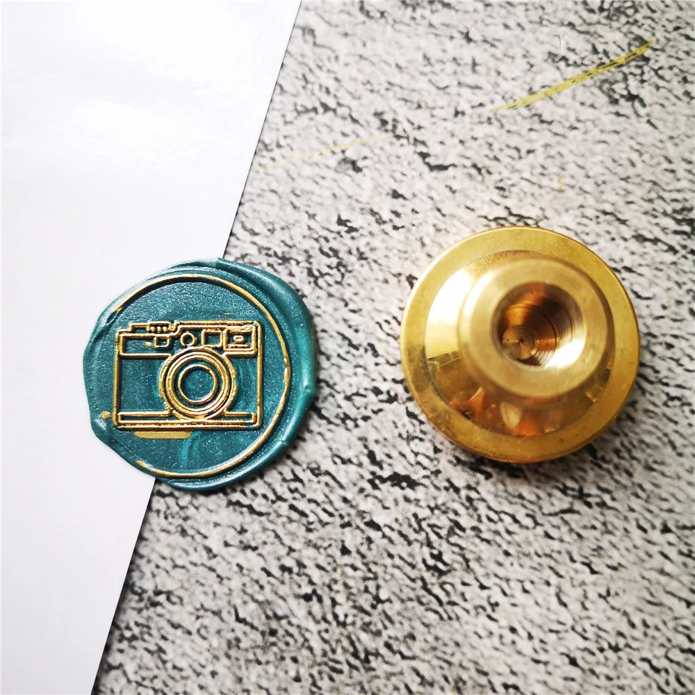 Camera photography Wax Seal Stamp seal stamps Retro Wood Stamp Sealing Wax Seal Wedding Decorative sealing wax seal wax seal stamp,wax seal stamp set,wooden stamp