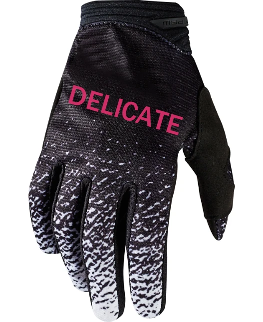 Черный Delicate Fox Dirtpaw внедорожные Мотоциклетные Перчатки gear Enduro Racing горный велосипед велосипедные голубые перчатки - Цвет: Черный