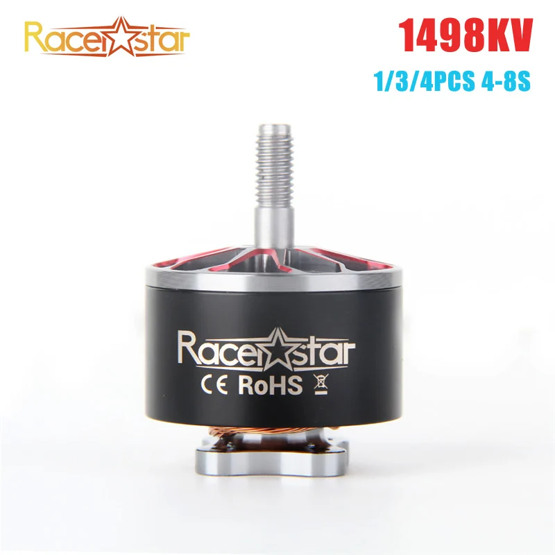 Высококачественный бесщеточный двигатель Racerstar AirB 2514 1498KV 4 8S для длительного