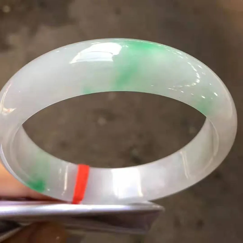 Myanmar Jadeite ice идеальный натуральный цвет браслет(включая сертификат