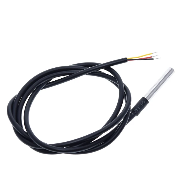DS18B20 Temperature Sensor Module Kit with Waterproof 1 2 3 Meter DS1820 Stainless Waterproof DS18b20 Temperature Sensor ProbeFor Arduino - Image 4