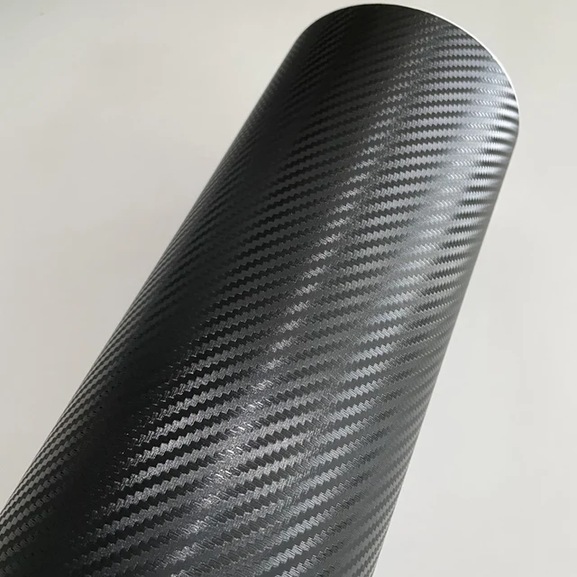 cascade het is nutteloos samenwerken Pvc Zelfklevende 3D Zwart Carbon Sticker Vinyl Motor Auto Wrap Folie Met  Air Release Film Wikkelen - AliExpress Auto´s & Motoren