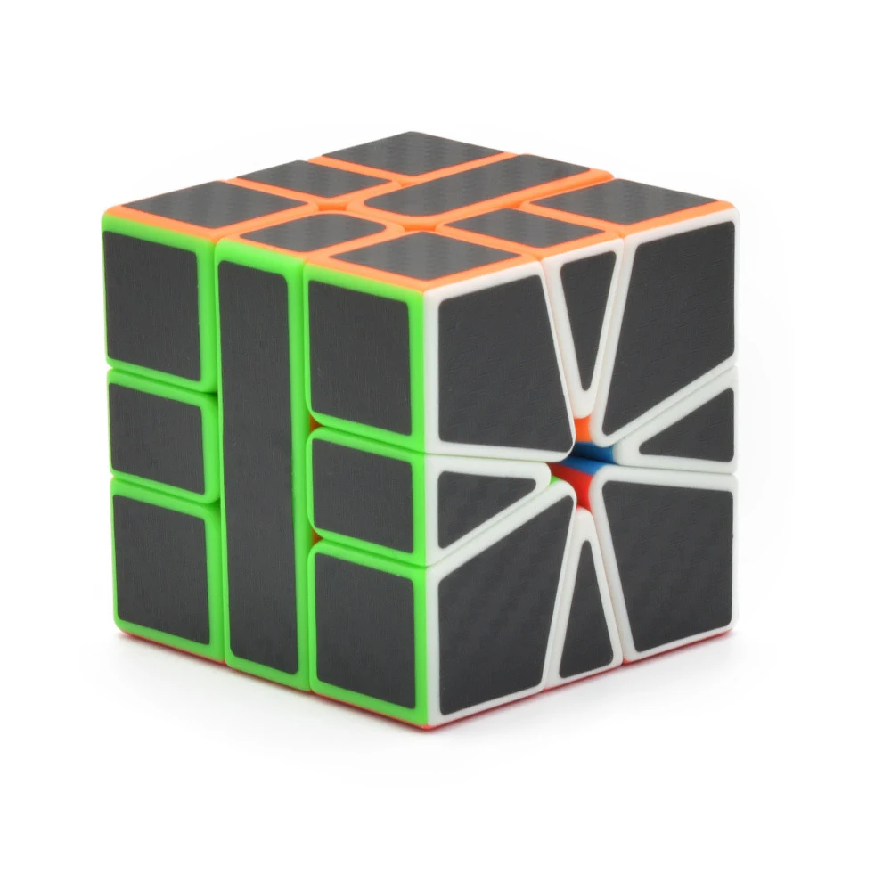Babelemi наклейка из углеродного волокна SQ1 волшебный куб головоломка на скорость игры часы-кольцо с крышкой игрушки для детей подарок на день