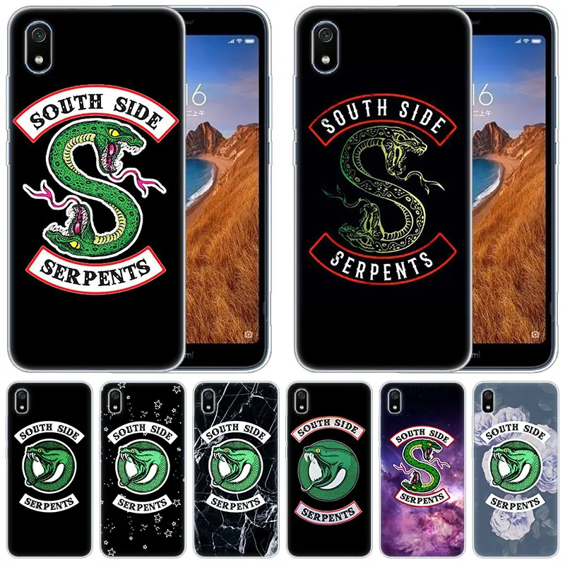 Силиконовый чехол с логотипом Riverdale South Side Serpents для Xiaomi Redmi K20 Pro 7 7A 6 6A 4X 5 Plus S2 GO Note 8