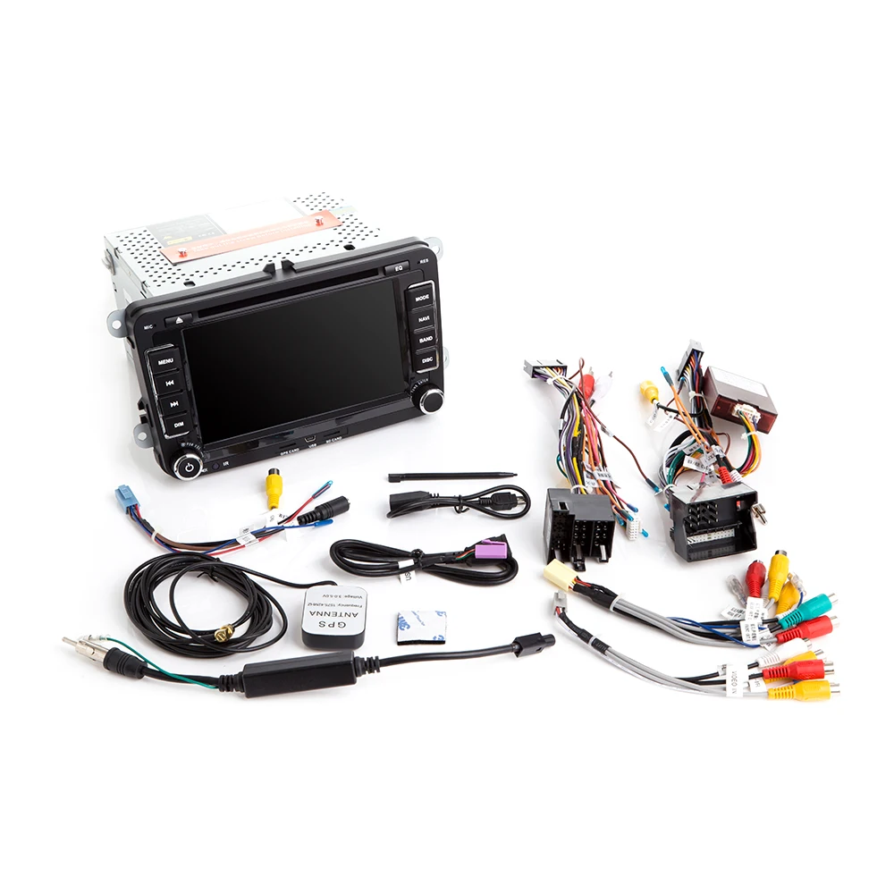 2Din DSP Android10 Car DVD Player GPS Navigation For VW Passat B6 Touran Amarok Volkswagen Skoda Octavia2 golf 5 IPS Carplay RDS