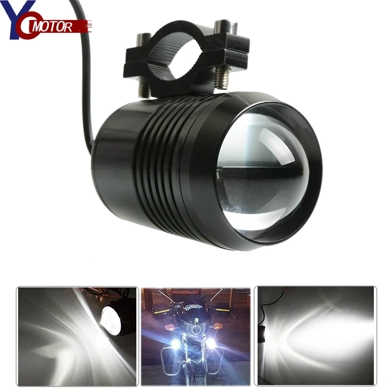 

Motorcycle LED Headlight Motor Auxiliary Light Bright 30W 12V Spotlight Lamp Fog Lights for YAMAHA MT-125 FJR 1300 1300A V-max
