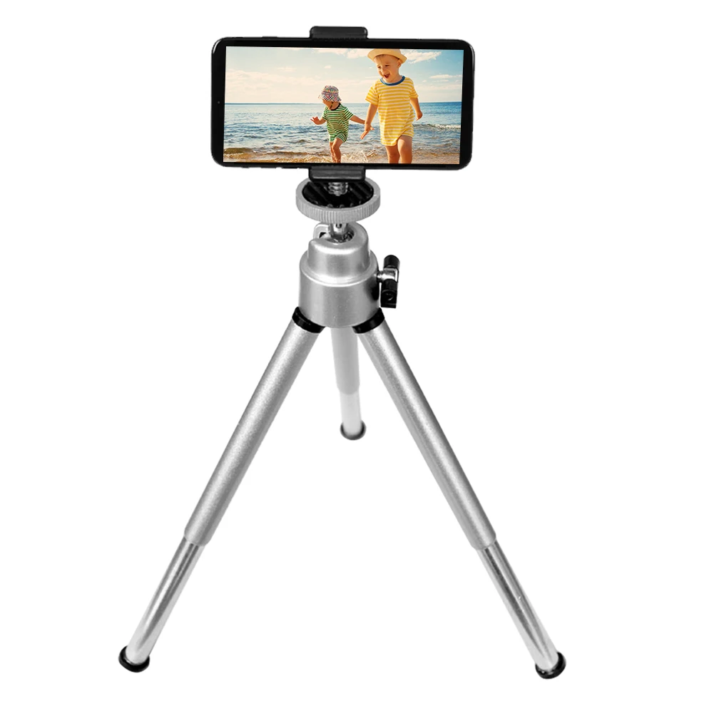 Digital Camera Mobile Phone Smartphone Foldable Mini Portable Tripod Holder for iPhone Samsung Xiaomi Huawei Mobile Smartphone