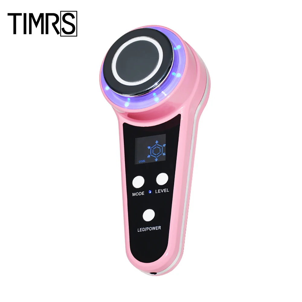 

Face Skin EMS Hot and cold beauty instrument RF Frequency Facial LED Photon Skin Care Device Face Lift Tighten Beauty Machine