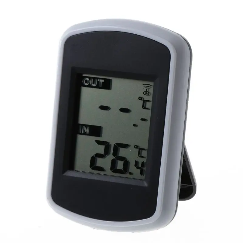 Беспроводной внутренний и наружный термометр, многоточный модный электронный бытовой термометр