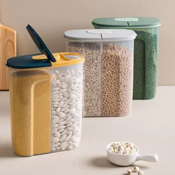

Kitchen Sealed Storage Box Solid Fall-resistant Moisture-proof Kitchen Nut Container For Home Daily Necessities
