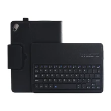 For Huawei MediaPad M5 Lite / Honor Pad 5 / MediaPad T5 10.1 Inch Tablet Detachable American Bluetooth Keyboard PU Leather Case