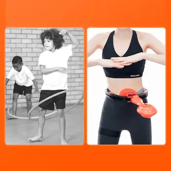 

Home Training Smart Sport Hoop With Detachable Adjustable Auto-Spinning Thin Waist Abdominal Exercise Gym Hoop Fitness Equipment