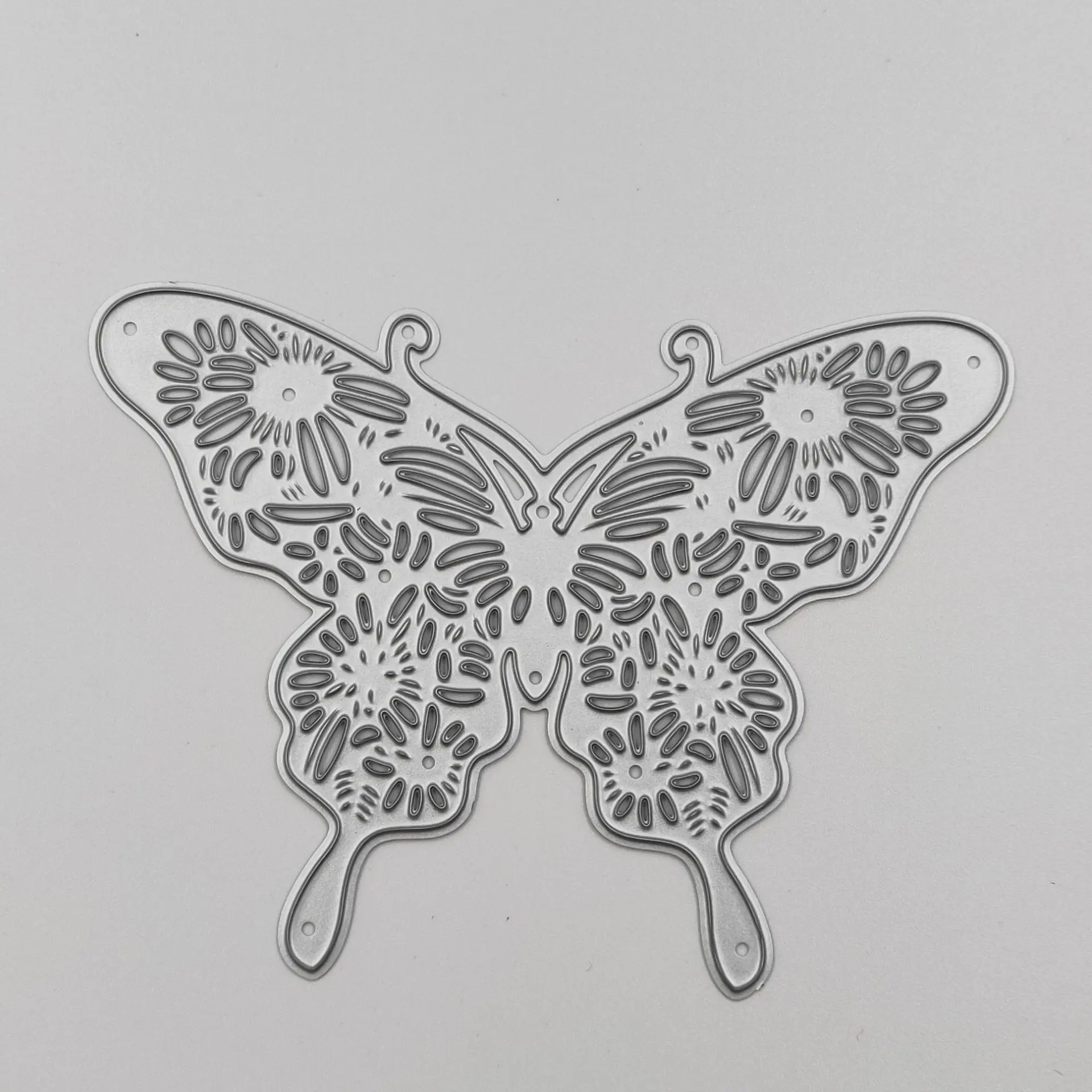 E.10.1x9.5cm Пустотелая бабочка металл углеродистая сталь штампы diy тиснение для скрапбукинга режущие штампы дети плесень - Цвет: E.10.1x9.5cm