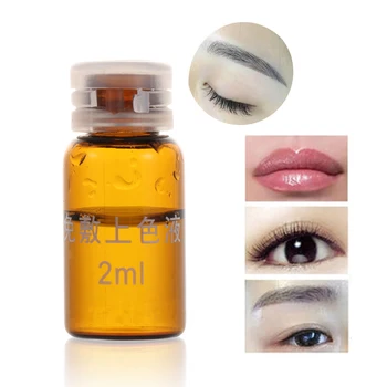 

6Bottles/Pack Effective Microblading Eyebrow Lips Tattoo Ink Makeup Fixed Color Anesthetic Numbing Permanent Makeup Supplies