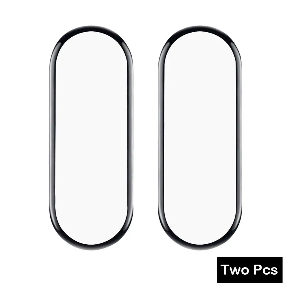 2Pack Стекло для Xiaomi mi Band 4 Защитная мягкая пленка для mi band 4 ремешок mi band защитный чехол для экрана защитные Смарт-Аксессуары - Цвет: 2Pack
